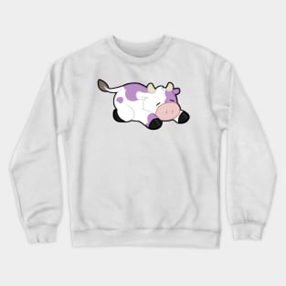 Sleepy Cow - Purple Crewneck Sweatshirt